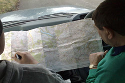 Planning the route from Llanfyllin
