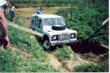 "Uriah" Land Rover 110 in the early days at Wild tracks