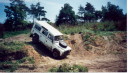 Land Rover 110 at Wild Tracks in the early days