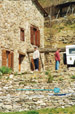 Emily and Paul relaxing at Can Pacreu, Prats de Mollo