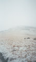 Snow fall on the Pyreneen mountains 