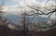 View from the mountain track on route to the Mediteranean coast at Le Pethus