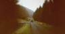 Driving through a forest in Wales February 2001 