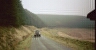 Uriah the Land Rover 110 cutting a lonely trail in South Wales Feb 2001