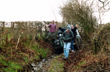 "Dorothy" the SWB seriesIII diesel Landrover stuck in a tree