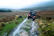 "Dorothy" the Landrover about halfway down the Wayfarers Way