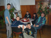Our first Polish breakfast at the hotel on the border