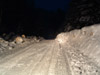 night driving in the snow in south east Poland at -25c