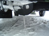 Landrover series diff ice at -25c in Gorzanka, south east Poland