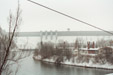 The hydro electricity dam complex on Lake Solena south east Poland