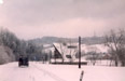 Landrover 110 CSW exploring Southern Poland in Mid winter