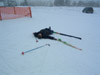 Resting between ski runs