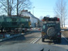 Waiting for the train at the level crossing just before the German border at Gorlitz