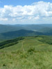 The path to the summit of Tarnica