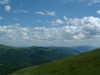 Climbing Tarnica just before the summit