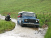 Dick's Landrover 110 CSW stranded in the river again, must sort out those electics!