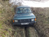 Discovery buried upto the axles in mud