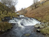 Stream feeding lake Vrynwy in the Pont Eunant valley