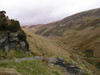 View on the climb up to the Pistyll waterfall