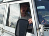 Jamie in "Uriah" the Land Rover 110 3.5V8 at Devils Pit 18/10/2009