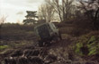 Landrover 110 in the bowl at Wild Tracks November 1999