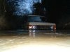 The Range Rover in aquatic mode in the ford at the Pelhams 